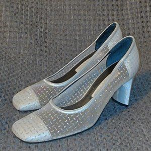 Nina Black Woman's High Heel Shoes Size 7.5